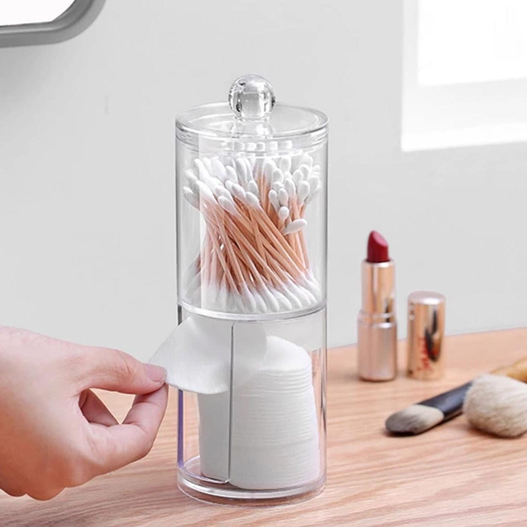 Acrylic Makeup Cotton &  Organizer
