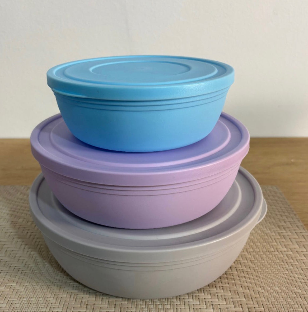 Al-Watanya 3-Piece Bowls with Stretch Bags (gift)