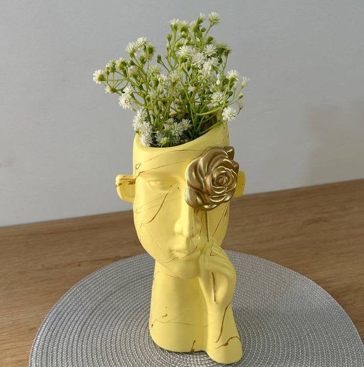 Pure Form Face Vase