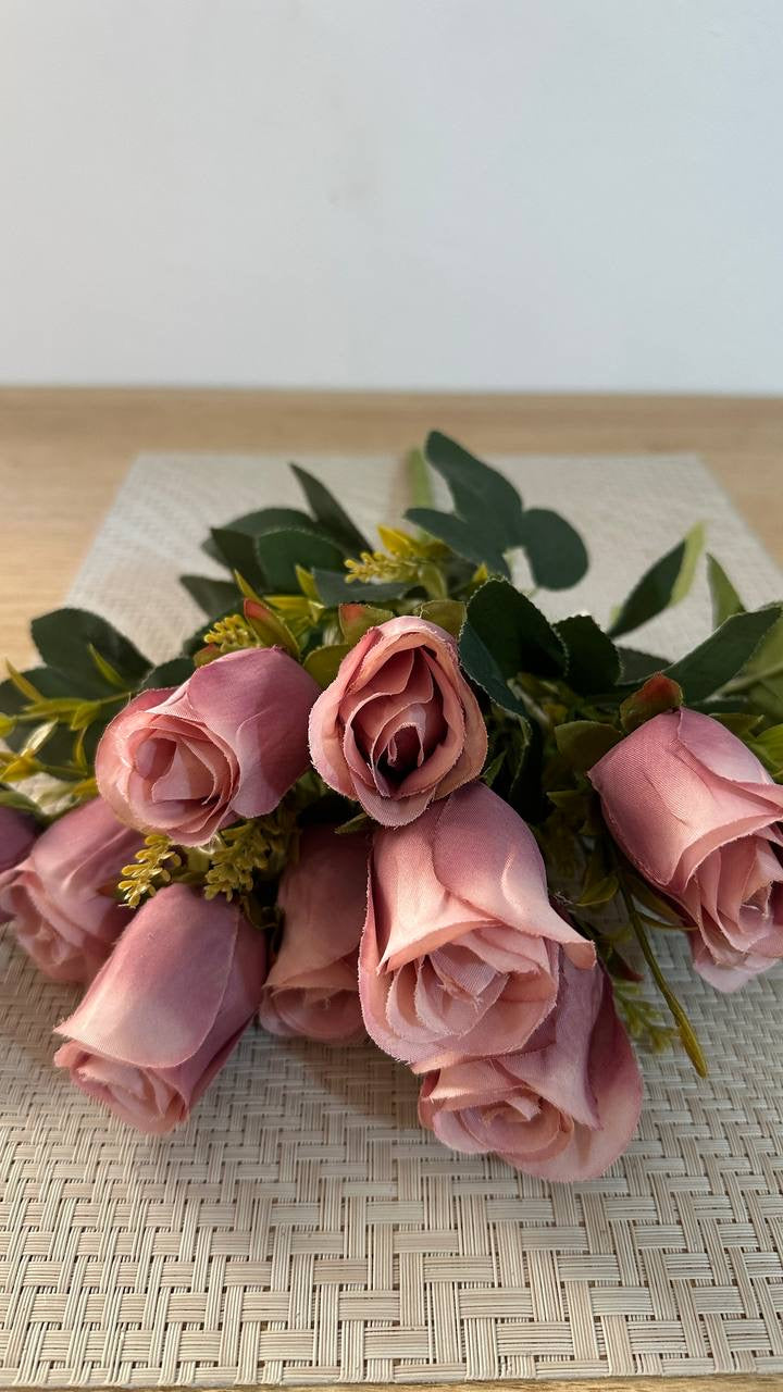 F005 باقة ورد بينك طويل