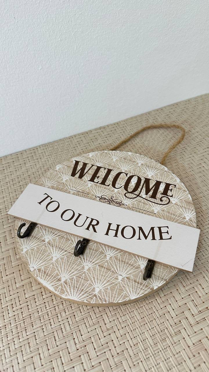 حامل مفاتيح شكل دائرة + هوكات دبل فيس (gift)